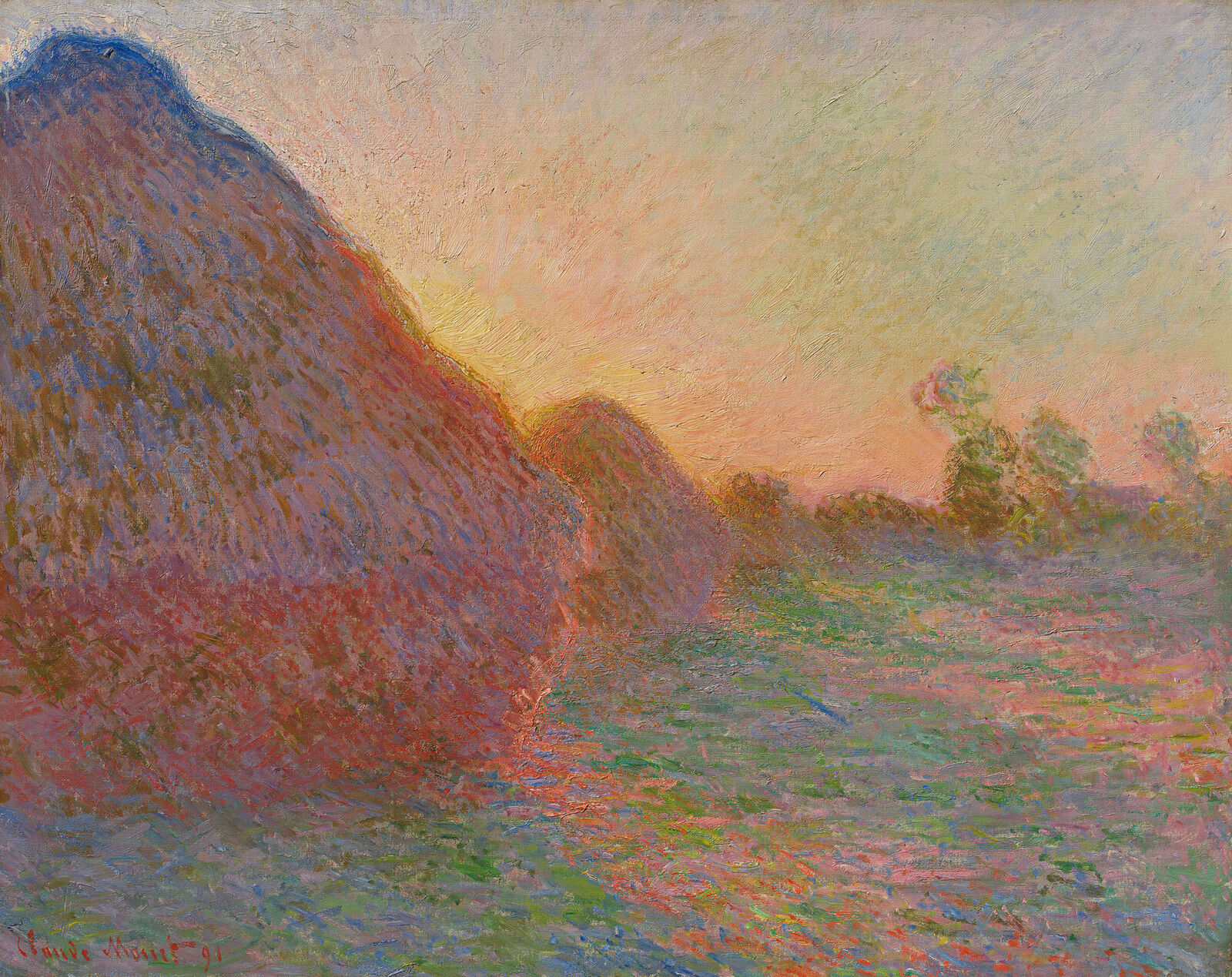 Claude Monet:  Grainstacks,  1890
